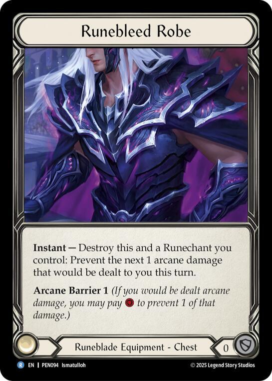 Runebleed Robe Cold Foil