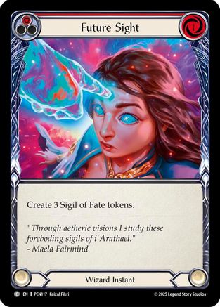 Future Sight (Red) (PEN117) - Compendium of Rathe Rainbow Foil