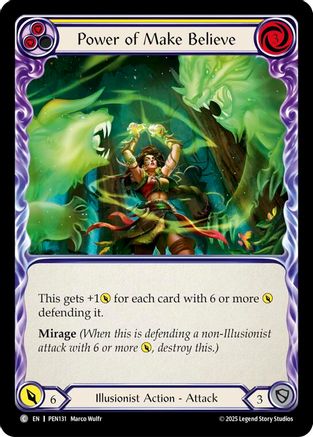 Power Of Make Believe (Yellow) (PEN131) - Compendium of Rathe Rainbow Foil