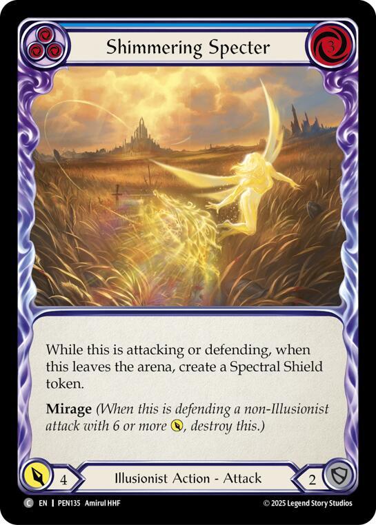 Shimmering Specter (Blue) Rainbow Foil