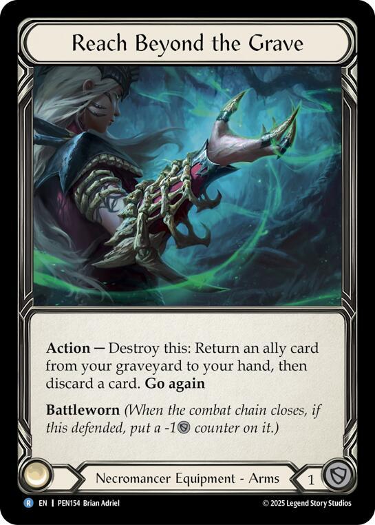 Reach Beyond The Grave Cold Foil