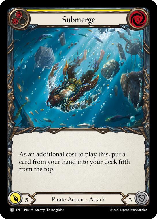 Submerge (Yellow) Rainbow Foil