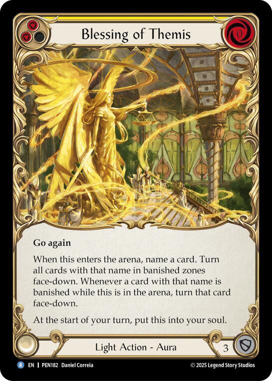 Blessing Of Themis (Yellow) Rainbow Foil