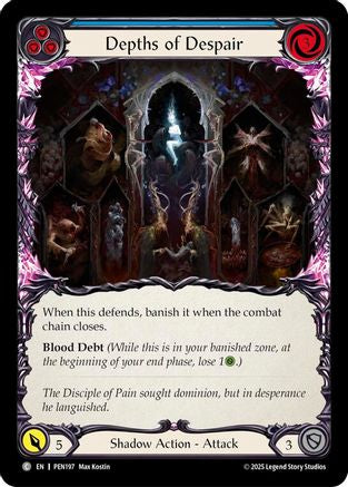 Depths Of Despair (Blue) (PEN197) - Compendium of Rathe Rainbow Foil