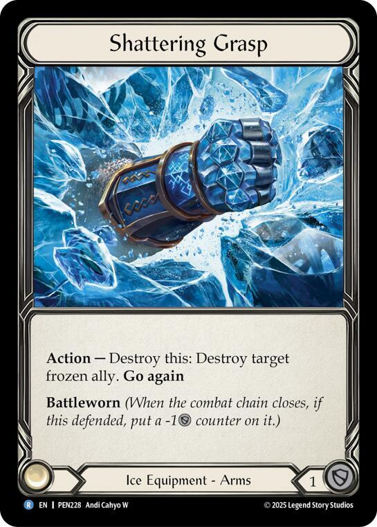 Shattering Grasp Cold Foil