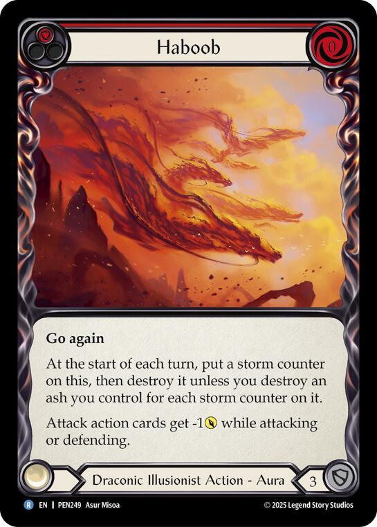 Haboob (Red) Rainbow Foil