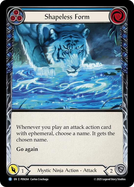 Shapeless Form (Blue) Rainbow Foil