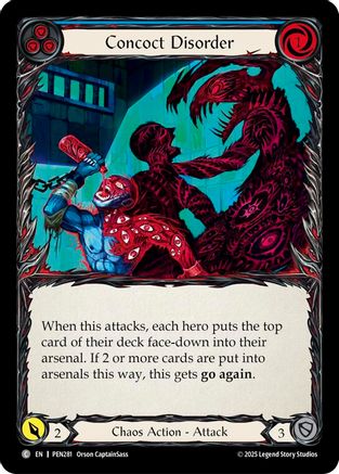 Concoct Disorder (Blue) (PEN281) - Compendium of Rathe Rainbow Foil