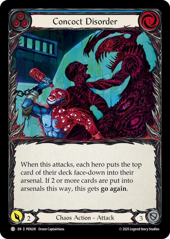 Concoct Disorder (Blue) Rainbow Foil