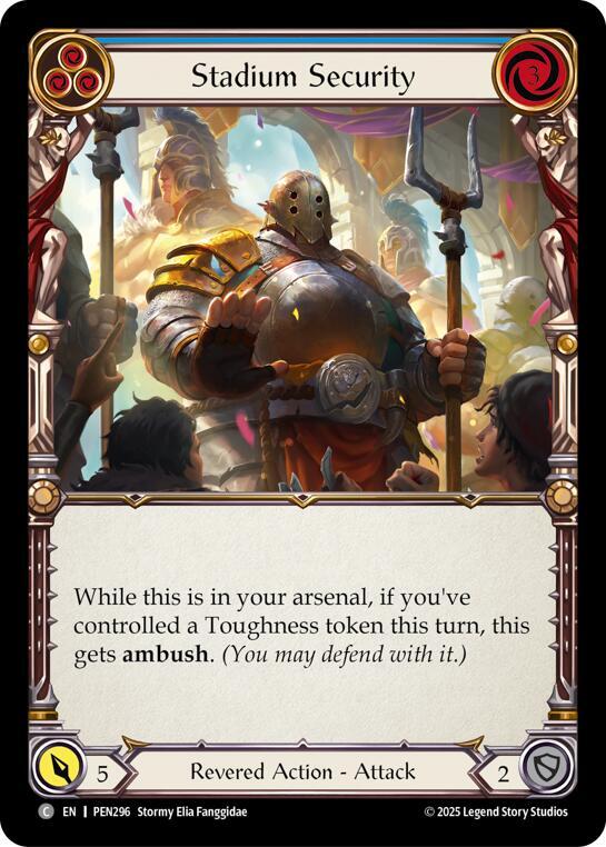 Stadium Security (Blue) Rainbow Foil