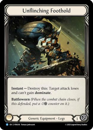 Unflinching Foothold (PEN318) - Compendium of Rathe