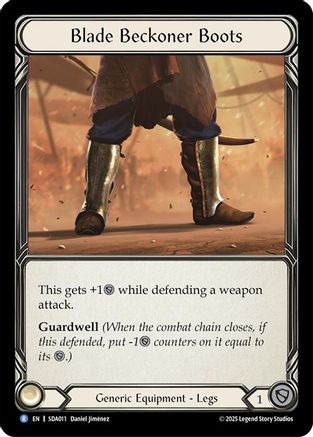 Blade Beckoner Boots (SDA011) (SDA011) - Silver Age Chapter 1