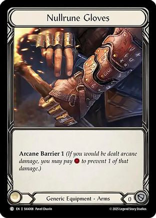 Nullrune Gloves (SKA008) (SKA008) - Silver Age Chapter 1