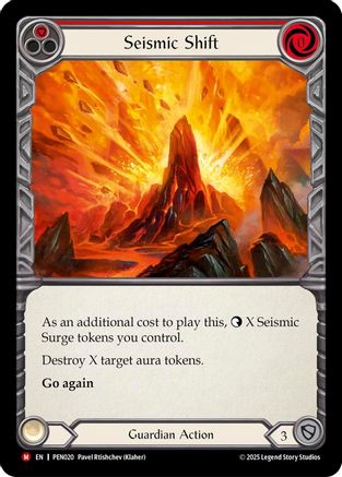 Seismic Shift (Red) (PEN020) - Compendium of Rathe