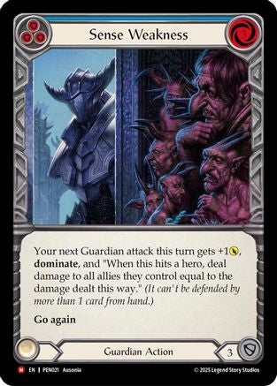 Sense Weakness (Blue) (PEN021) - Compendium of Rathe