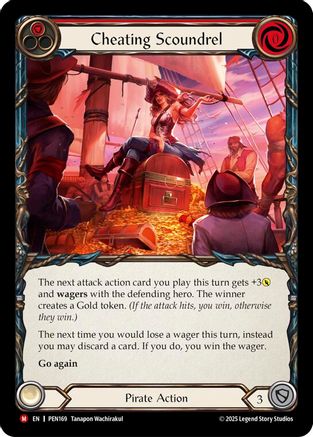 Cheating Scoundrel (Red) (PEN169) - Compendium of Rathe