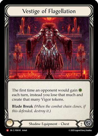 Vestige Of Flagellation (PEN191) - Compendium of Rathe Cold Foil