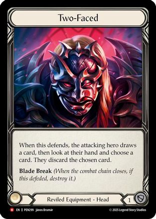 Two-Faced (PEN299) - Compendium of Rathe Cold Foil