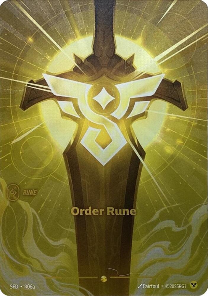 Order Rune (Alternate Art) Spiritforged
