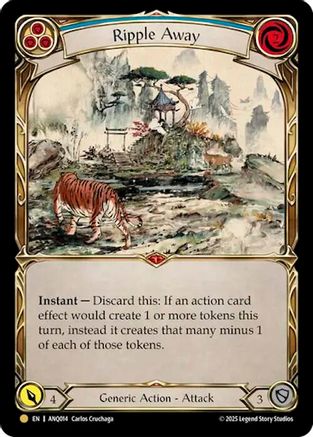 Ripple Away (Blue) (ANQ014) (ANQ014) - Compendium of Rathe - Antiquity Pack Cold Foil