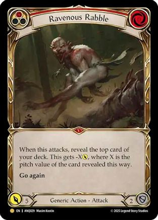 Ravenous Rabble (Red) (ANQ029) (ANQ029) - Compendium of Rathe - Antiquity Pack