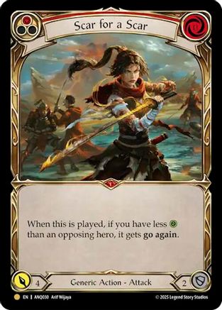 Scar For A Scar (Red) (ANQ030) (ANQ030) - Compendium of Rathe - Antiquity Pack