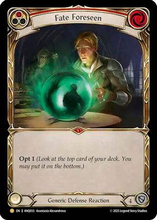 Fate Foreseen (Red) (ANQ033) (ANQ033) - Compendium of Rathe - Antiquity Pack