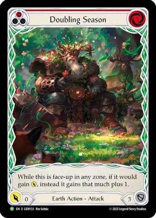 Doubling Season (GEM133) - GEM Pack 4 Rainbow Foil