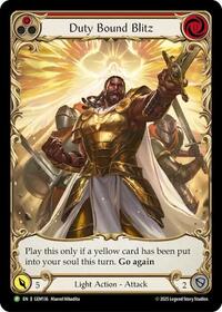 Duty Bound Blitz Rainbow Foil Promo