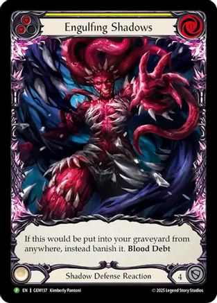 Engulfing Shadows (GEM137) - GEM Pack 4 Rainbow Foil