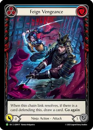 Feign Vengeance (Blue) (GEM117) - GEM Pack 4