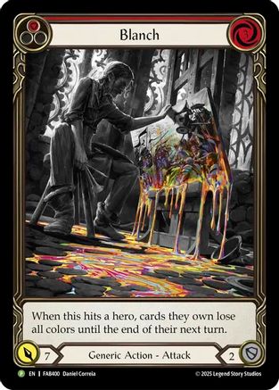 Blanch (Red) - FAB400 (FAB400) - Flesh and Blood: Promo Cards Rainbow Foil