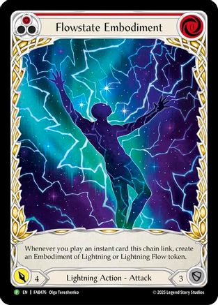 Flowstate Embodiment - FAB476 (FAB476) - Flesh and Blood: Promo Cards Cold Foil
