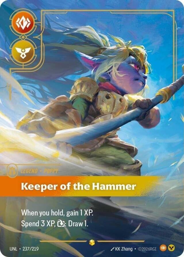 Poppy Keeper of the Hammer Overnumbered
