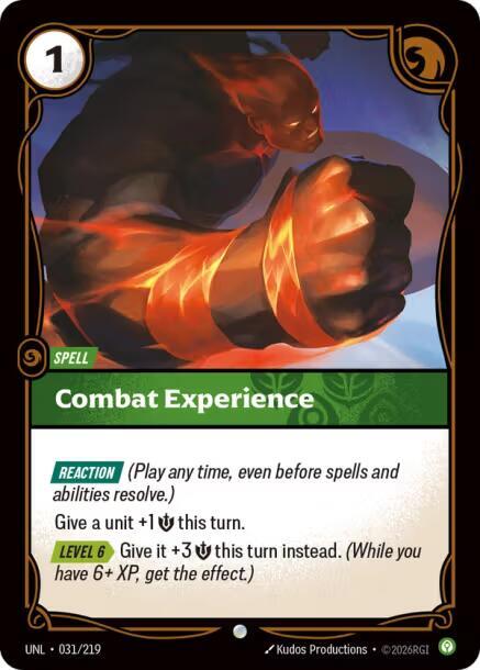 Combat Experience Rainbow Foil