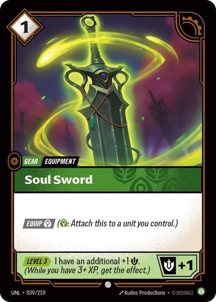 Soul Sword Rainbow Foil
