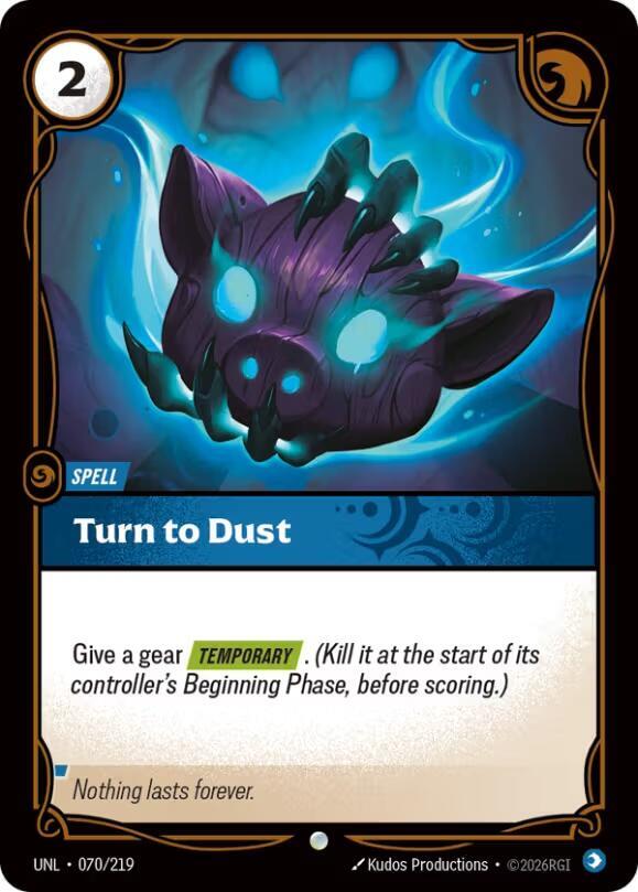 Turn to Dust Rainbow Foil