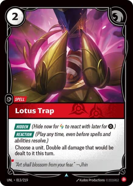 Lotus Trap Rainbow Foil