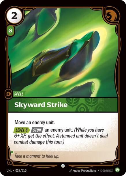 Skyward Strike Rainbow Foil