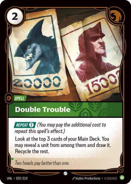 Double Trouble Rainbow Foil