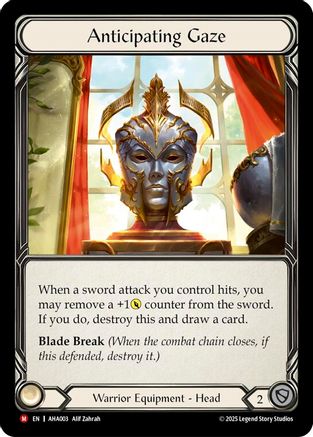 Anticipating Gaze (AHA003) - Armory Deck Origins: Hala Rainbow Foil