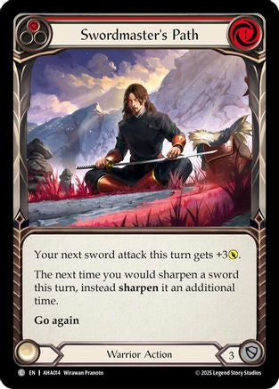 Swordmasters Path (Red) (AHA014) - Armory Deck Origins: Hala