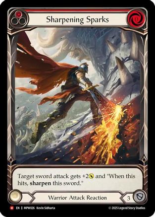 Sharpening Sparks (Extended Art) (MPW026) - Mastery Pack Warrior