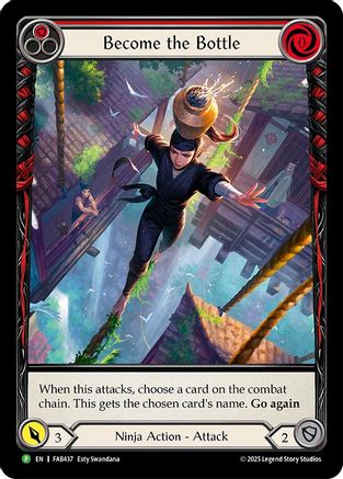Become The Bottle (Red) - FAB437 (FAB437) Rainbow Foil