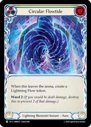 Circular Flowtide (OMN033) - Omens of the Third Age Cold Foil