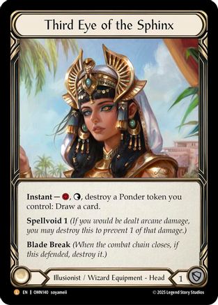 Third Eye of the Sphinx (OMN140) - Omens of the Third Age Cold Foil