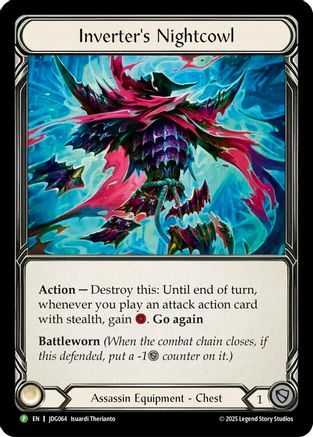 Inverter's Nightcowl - JDG064 (JDG064) - Flesh and Blood: Promo Cards Cold Foil