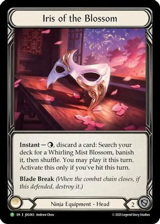 Iris of the Blossom - JDG063 (JDG063) - Flesh and Blood: Promo Cards Cold Foil