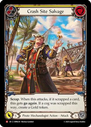 Crash Site Salvage (Extended Art) (OMN239) - Omens of the Third Age Cold Foil