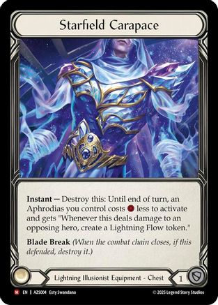 Starfield Carapace (AZS004) - Armory Deck: Zyggy Rainbow Foil